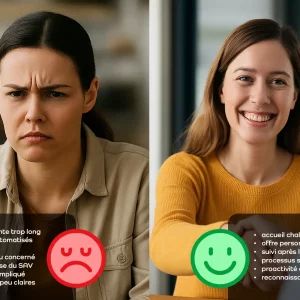 Expérience client : négatif vs positif